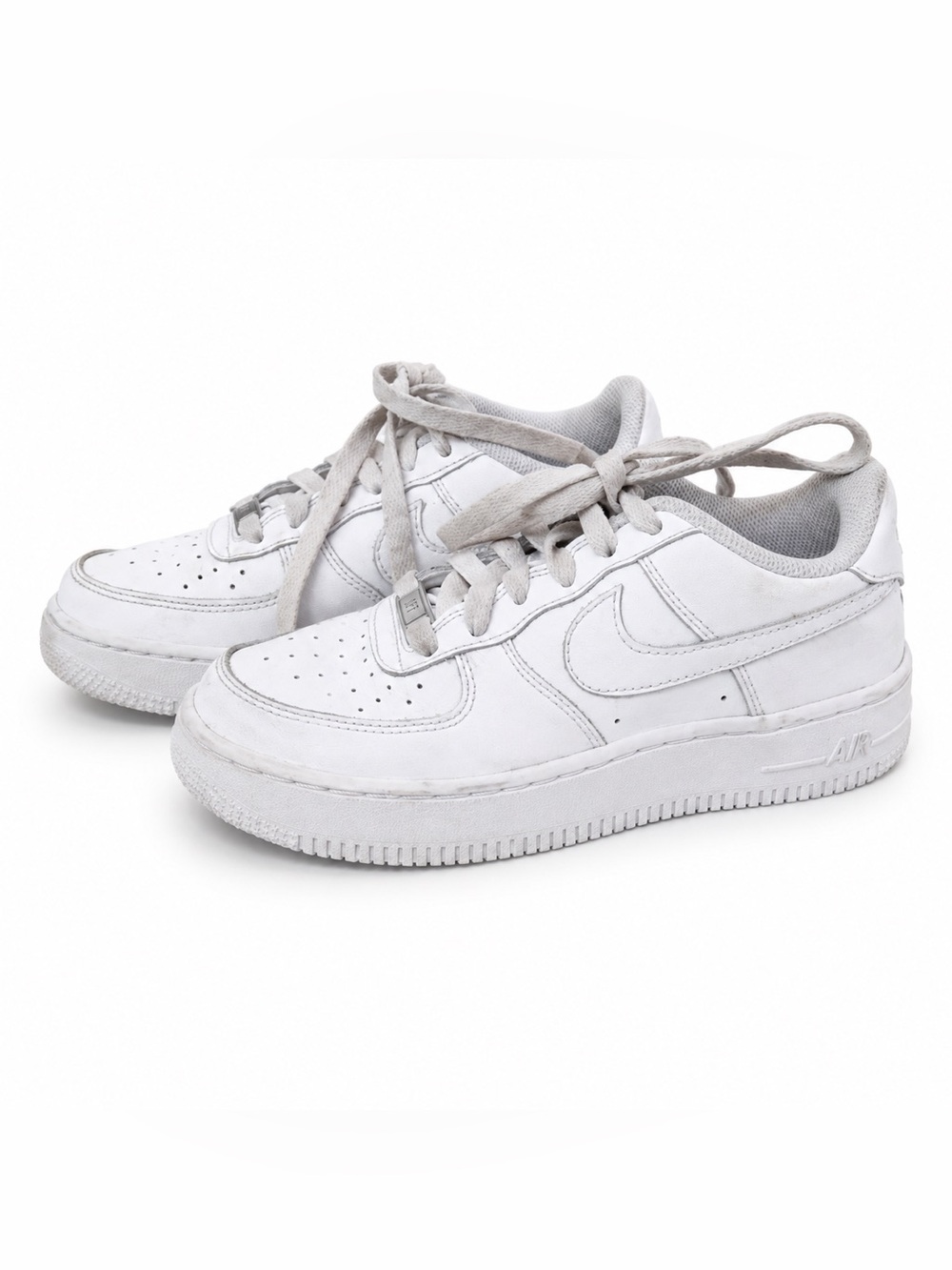 Nike Air Force 1 Kids 4Y White Sneakers | Classic Low Top | Good Condition